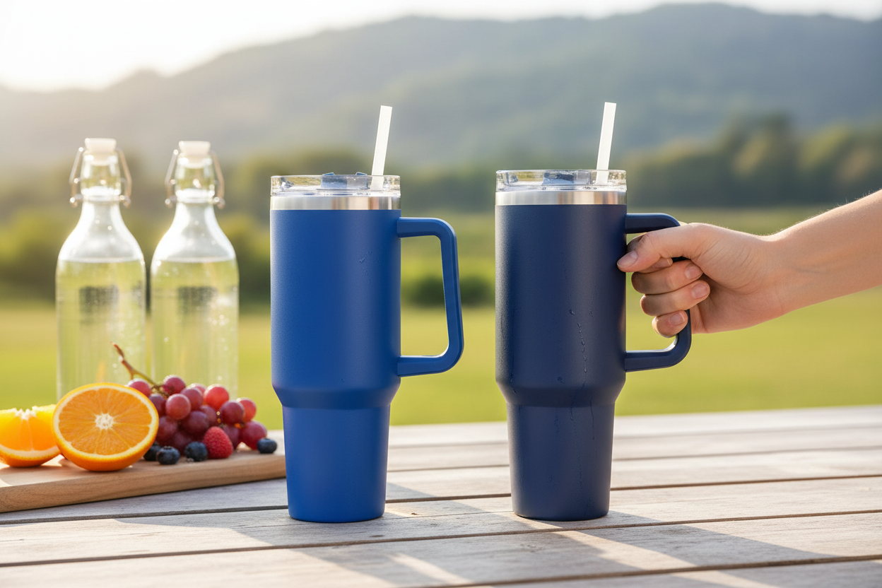 40oz Tumblers - Royal Blue & Navy Blue