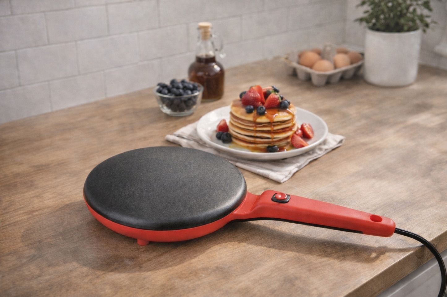 Single-Sided Electric Pancake Maker