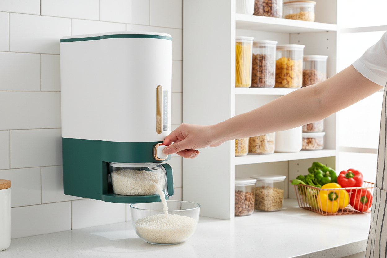 Automatic Rice Dispenser - Modern Kitchen
