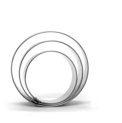 Cercles à pâtisserie en acier inoxydable