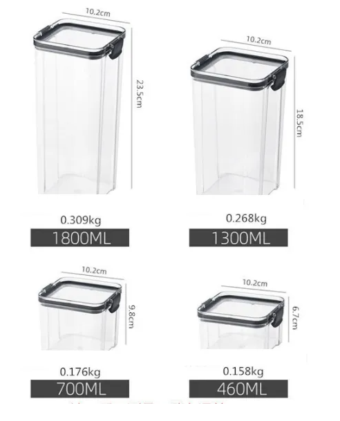AirSeal Storage Containers – Airtight Pantry Organization Set